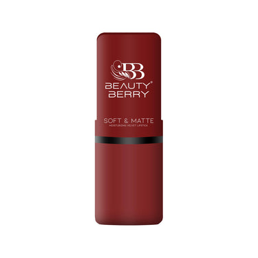 Beauty Berry Soft & Matte Moisturizing Velvet Lipstick For Women - Long-Lasting, Hydrating, High-Pigment Color. (Shade 01)
